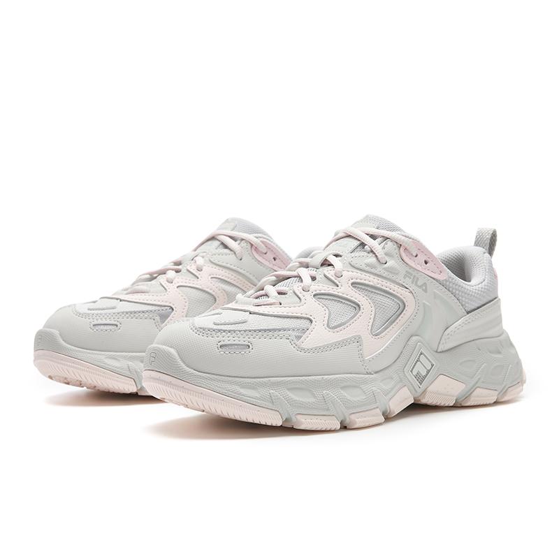 FILA Ravagement 3 Fashion Personality Classic Retro Casual Sports Shoes Women Sneakers Gray Pink F12W542143F-WA