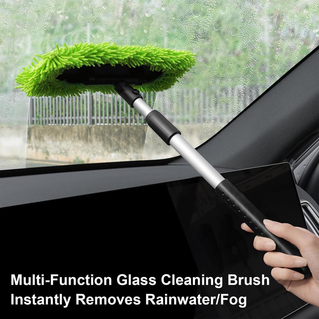 Windshield Cleaner Tool Cleaner Duster Retractable Long Handle Car Wash Mop For Cleaning Wash Glass Automotive Detailing Truck