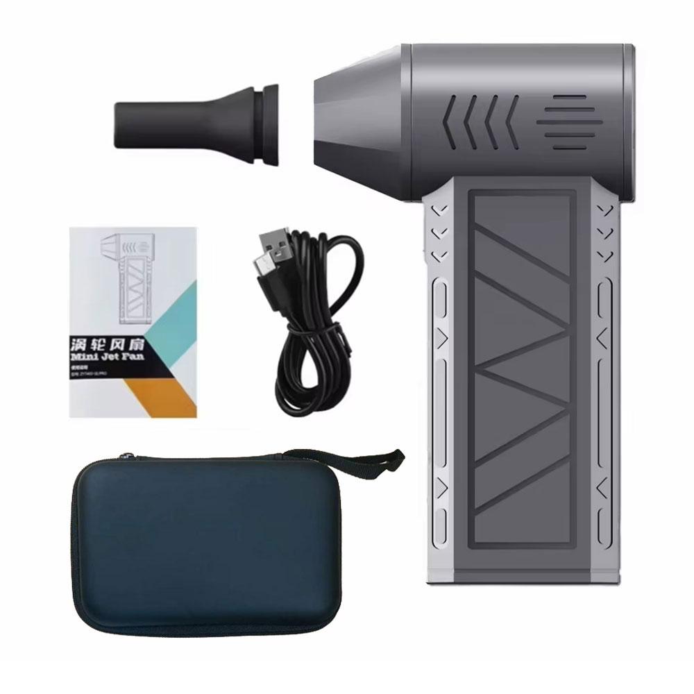 Mini 90000RPM Turbofan High Power Jet Fan Brushless MotorVariable Speed Dust Blower Cleaning Tool Air Duster AirBlower Handheld