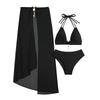 Sexy Bikinis Badeanzüge Damen Bademode Push Up Weiblich Strand Schwimmbekleidung Badeanzüge Dreiteiliges Bikini-Set