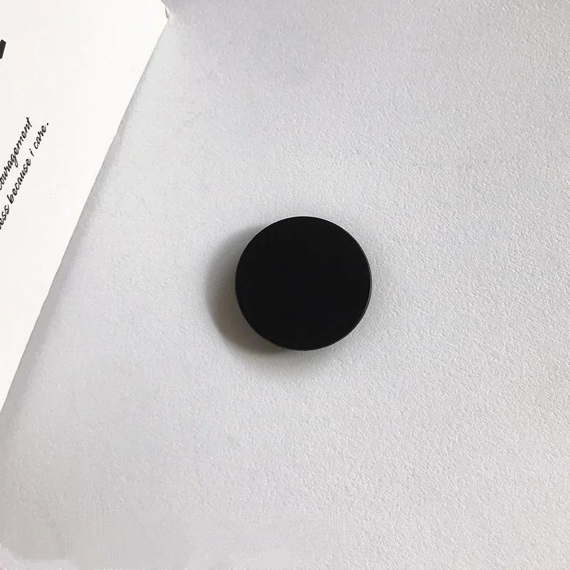 Stojan s držákem na prst pro IPhone 15 Samsung Podpora Telefon Mobilní telefony Grip Tok Skládací Jednobarevný Kapesní Zásuvka Držák