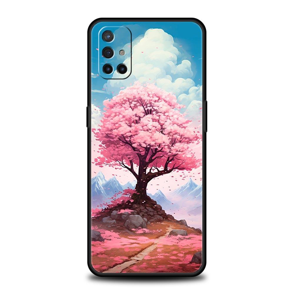 Phone Case For OnePlus 11 10 9 Pro 9T 12R 10R 9R 9RT 10T 8T 8 7 6T 7T Nord 2T CE 2 5G N200 N10 N100 Cover Cherry Blossom Tree