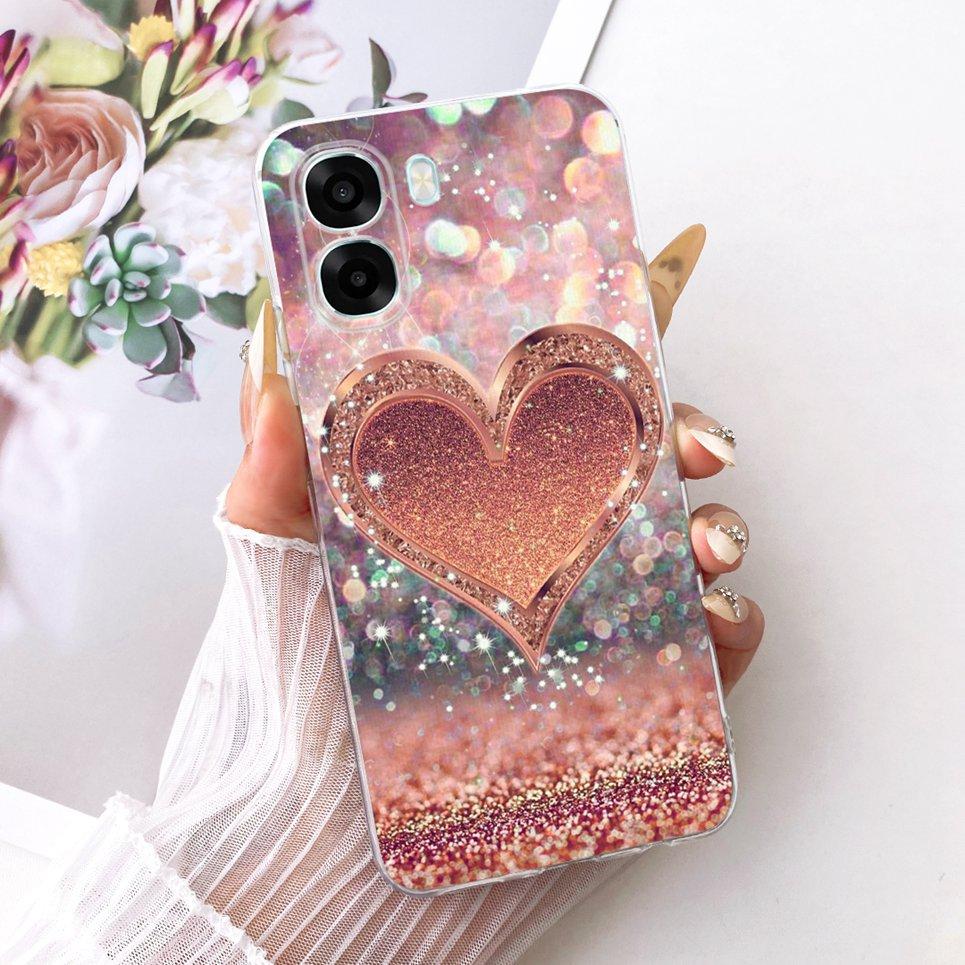 Carcasă Pentru Oppo A6X 4G 5G A6T Pro OppoA6 India Capac Spate Fluture Colorat Luxos Fete Modă Carcasă Telefon Transparent Moale TPU