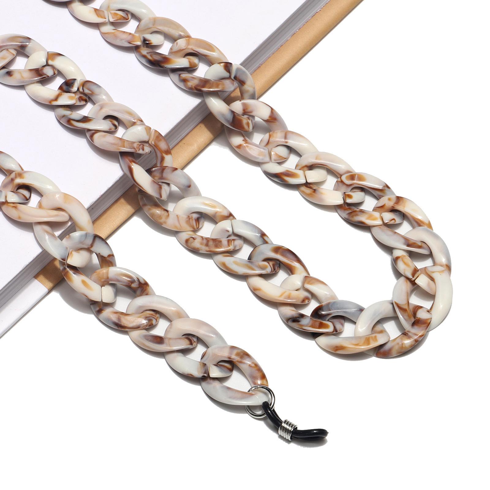 

Форма Шнур для очков Акриловая маска Веревка Цепочка для очков 19 Ремешок для маски Цвет Карамельный цвет Многоцветный вогнутый 65cm