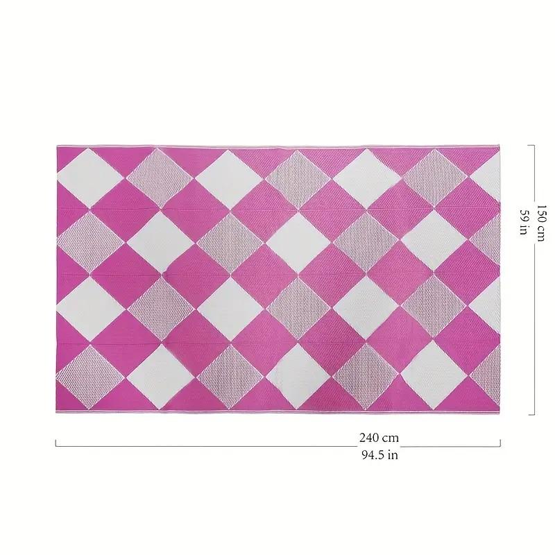 

Outdoor MATS Are Suitable for RVS and Camping. They Are Easy to Clean, Machine Washable and Foldable for Home Decoration 80*120cm