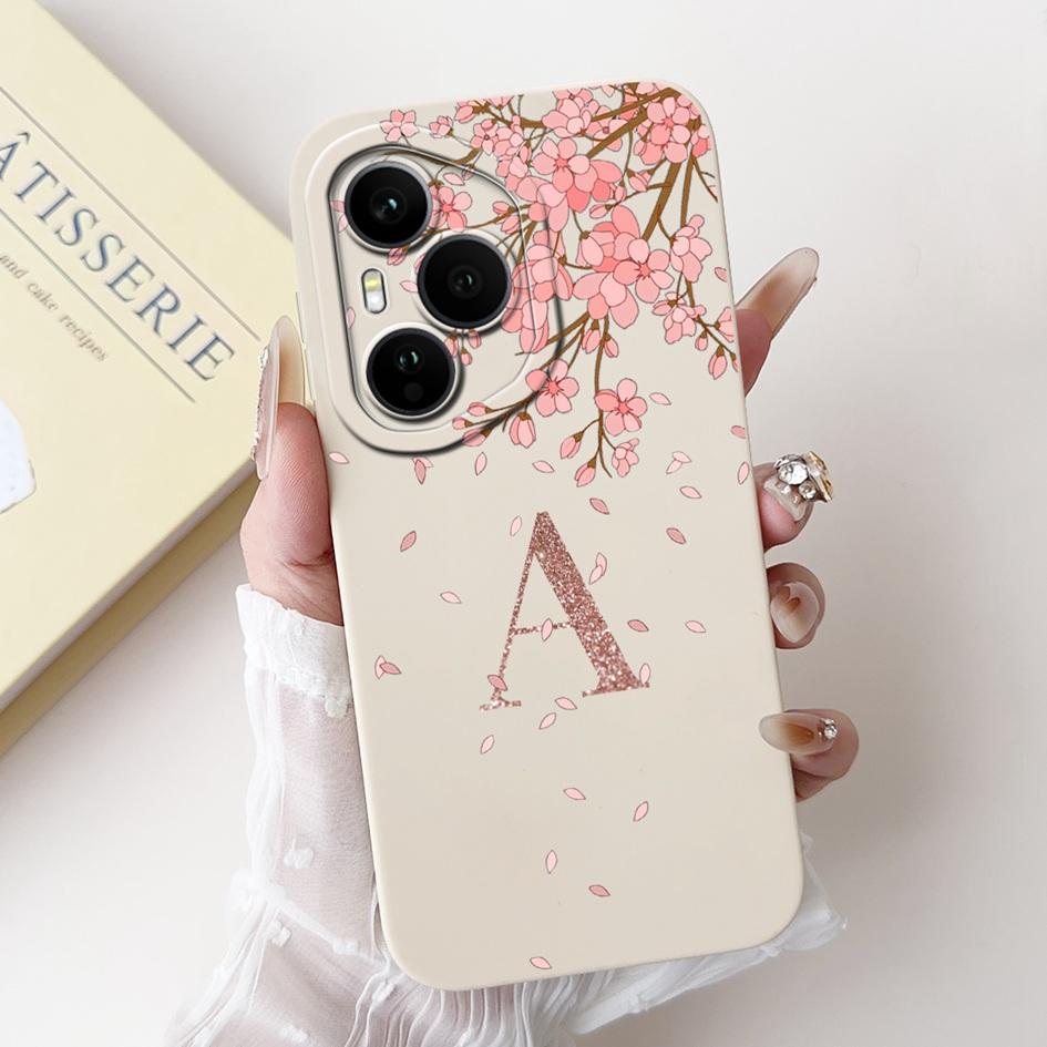 For Honor 400 Pro Lite Case DNY-NX9 DNP-NX9 ABR-NX1 Cover Fashion Flower Crow Letters Soft Case For Honor 400 Pro Honor400 Funda