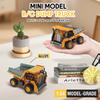 Desktop 1/64 Remote-Controlled Mini Alloy Dump Truck 4Wd Alloy Engineering Vehicle Toy Model Toys For Boys Children Adult Gifts