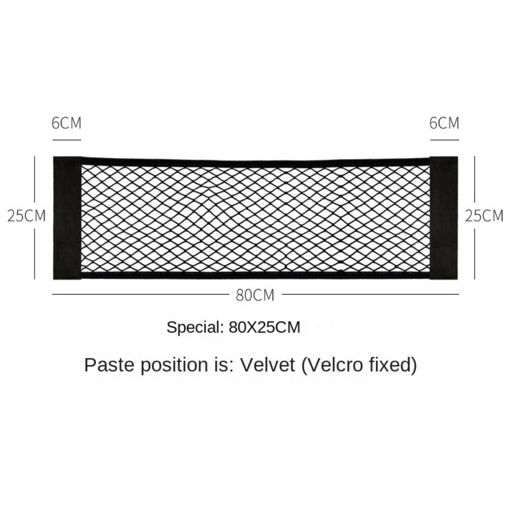Stretchable Car Storage Net Elastic Seat Back Storage Bag New Car Trunk Storage Bag  Seat Back