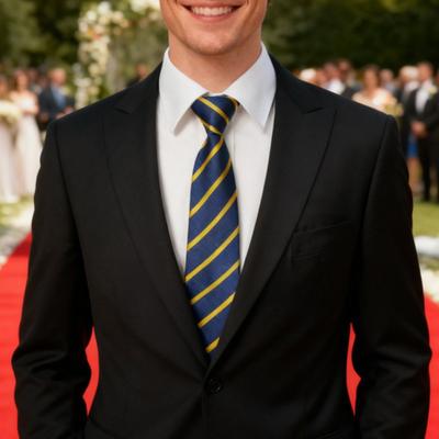 Herren Krawatte mit Reißverschlussdesign Mehrere Muster Farben Verstellbare Länge Krawatte Business Hochzeiten Partys Formelle Krawatte
