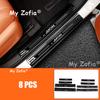 For GAC AION V 2024 2025 2026 Car Welcome Pedal Door Sill Protector Stainless Steel Anti-Scratch Car Threshold Pedal Accessories