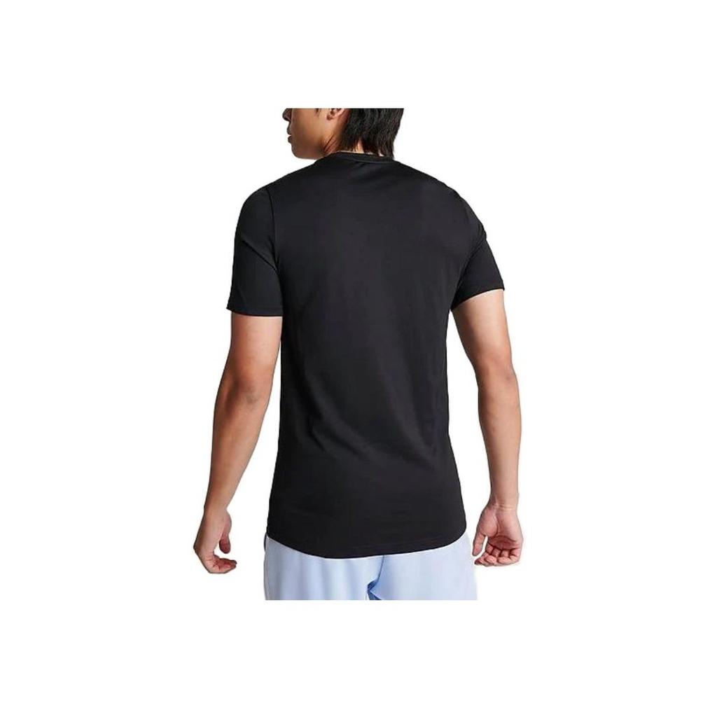Adidas Letter Print Crew Neck Short Sleeve T-Shirt Men T-Shirt Black JF4315