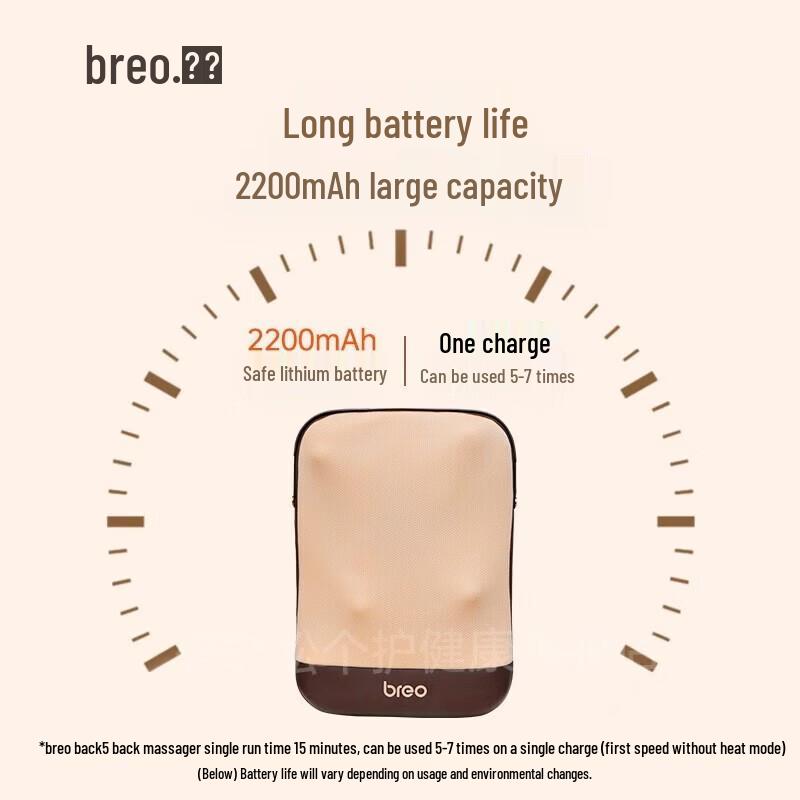 Breo Back and Waist Massager Cushion CN Plug (adapter Included)