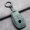 Leder Autoschlüssel Hülle Abdeckung Halter Schlüsselanhänger Fob für Mercedes Benz E-Klasse C-Klasse S-Klasse GLC E200 E400 E63 W213 S550 S560