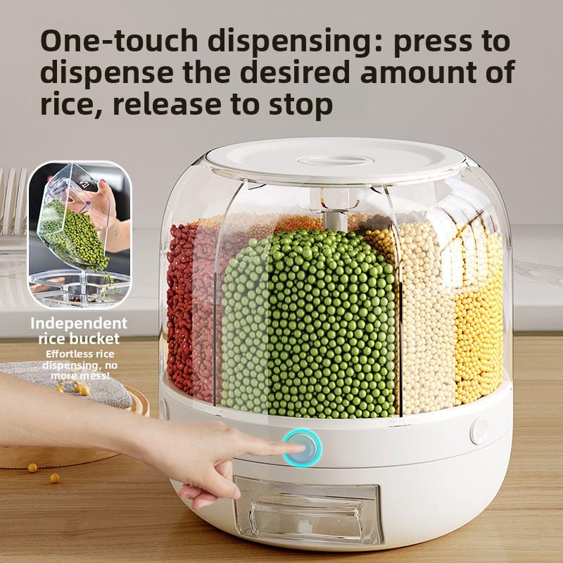 Five Grain and Miscellaneous Grain Storage Box, Insect Proof, Moisture-proof, Sealed, Rotating, Rice Tank Storage Tank