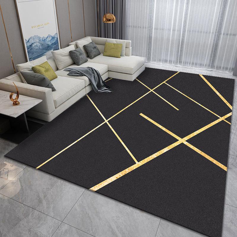 Light Luxury Printed Carpet for Home Living Room Coffee Table Bay Window Bedroom Japanese Style Carpet