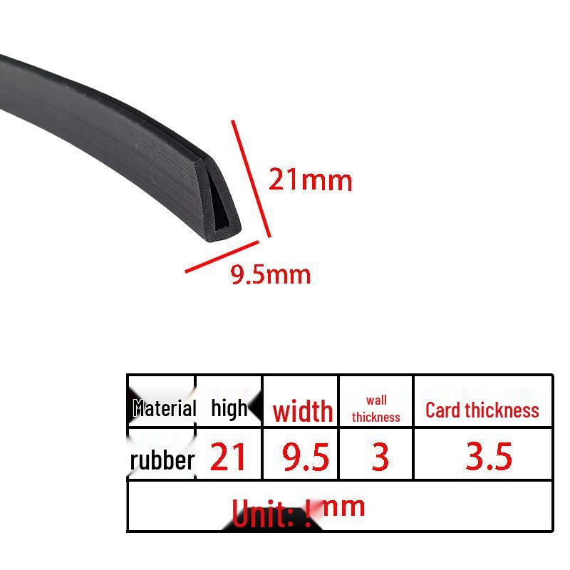 U-Shaped Rubber Anti-Collision & Edge Sealing Strip