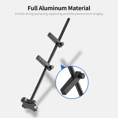 GM962 Supporto per scheda grafica verticale in alluminio Supporto doppio jack Staffa per custodia per PC desktop Scheda ide