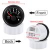 7 Color Light Pointer 52mm Oil Pressure Gauge with Sensor Alarm 0-5Bar,0-10Bar Oil Press Meter Indicator for Car Boat Yacht