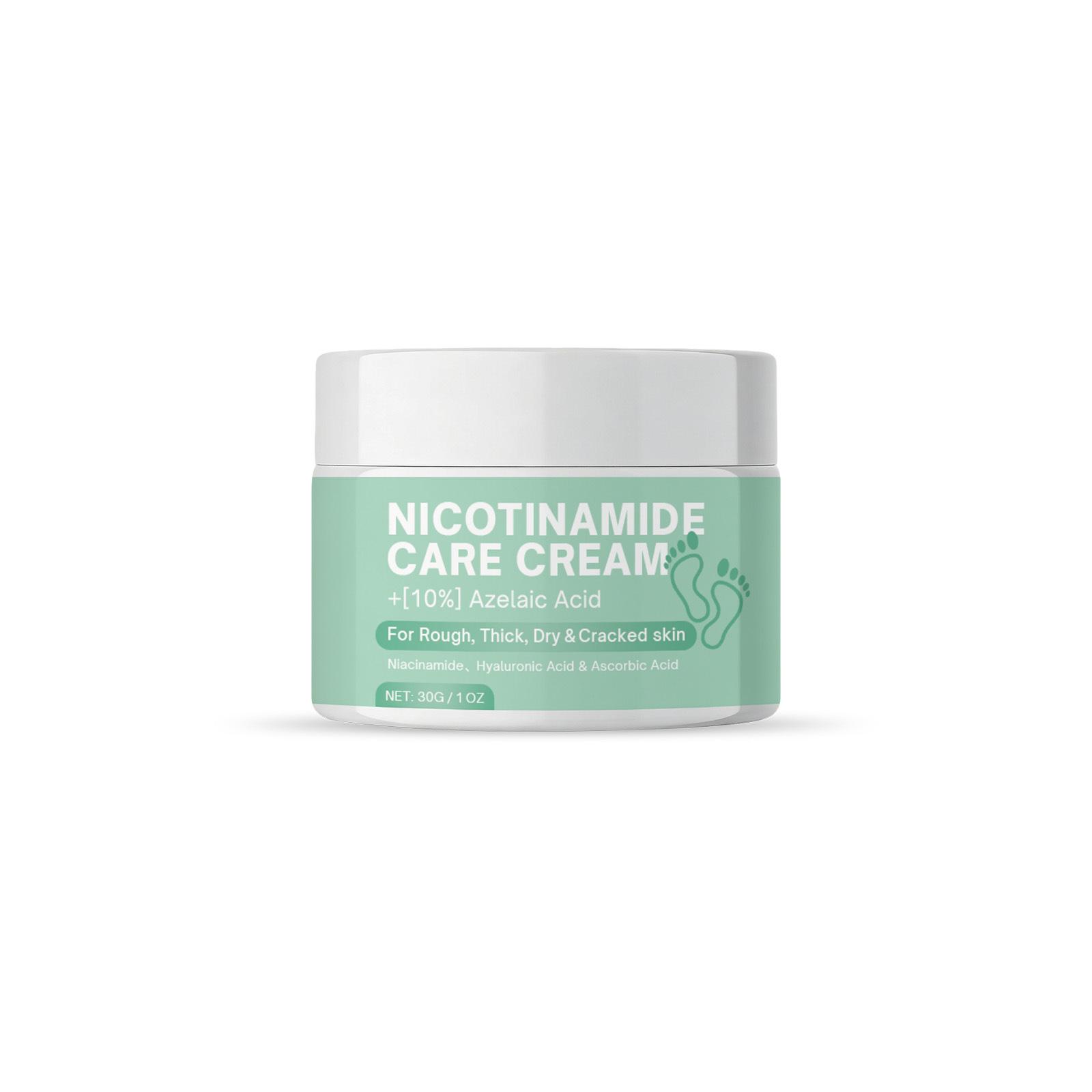 Niacinamide Foot Cream: Hydrates, Softens, and Protects for Radiant, Elastic Skin.