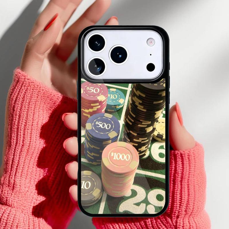 Dices Poker Casino Phone Case for iPhone 17 16 15 14 13 Pro Max Back Cover for 12 11 Pro Coque