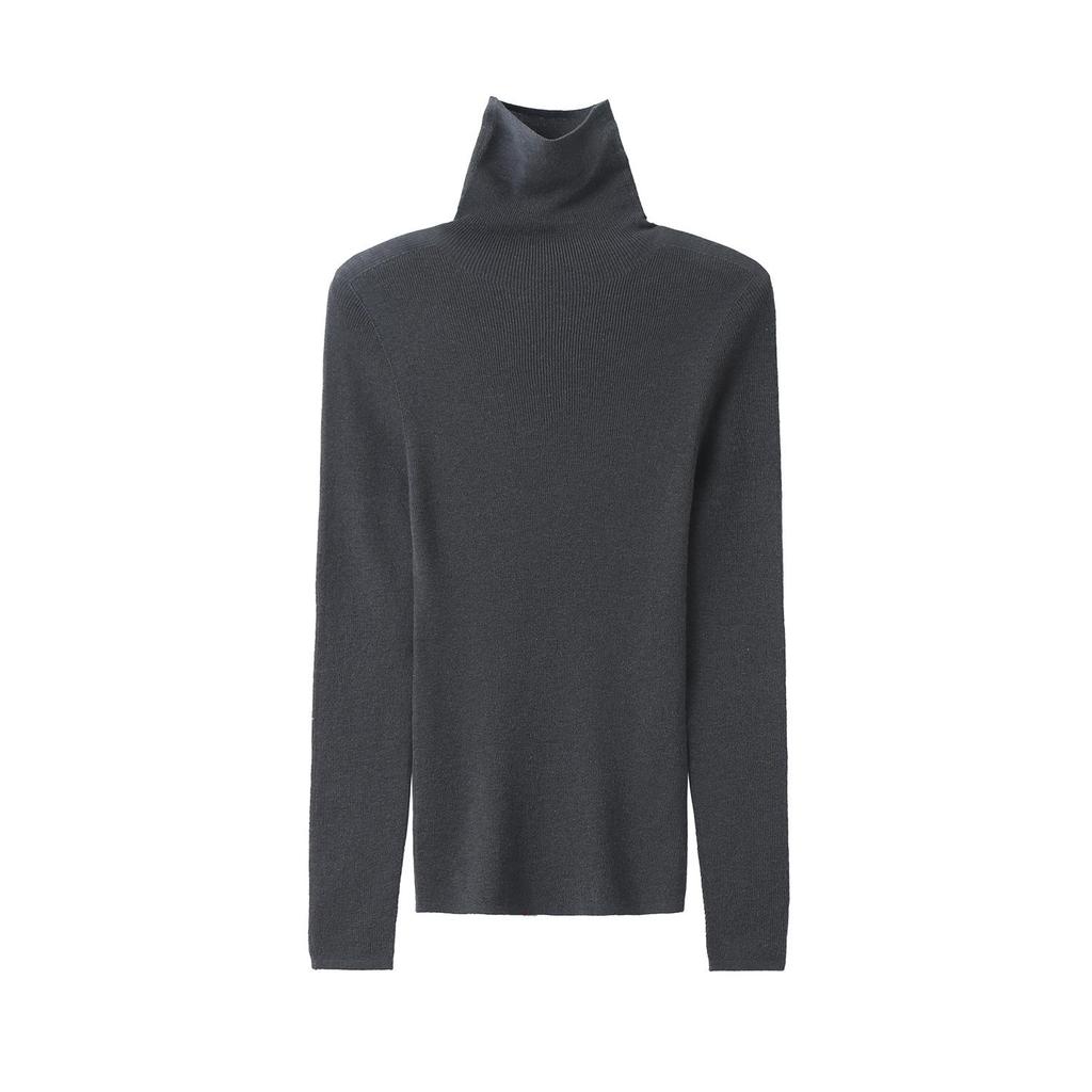 Skin-Friendly Seamless Merino Wool Base Layer Knitwear - Half & Full High Neck