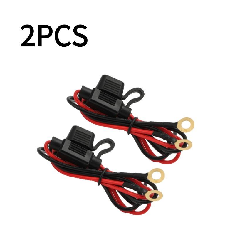 5/10Pcs Car Mini Waterproof Fuse Box Blade Type In Line Fuse Holder Power Socket 18AWG for 2V 30A Car Motorcycles Car Fuse Box