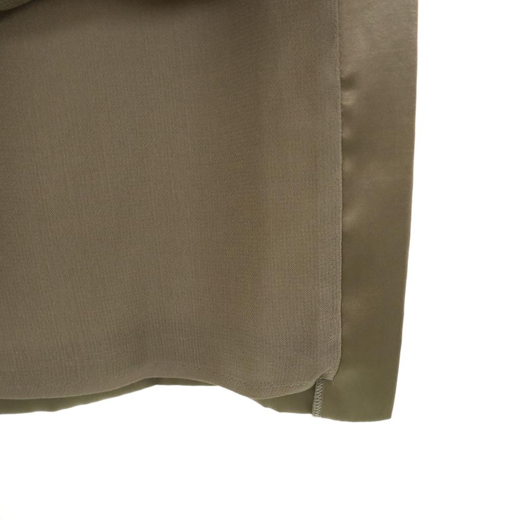 Max Mara Made In Italy Mimole Length Tight Skirt 36 Khaki Gray System Women Used