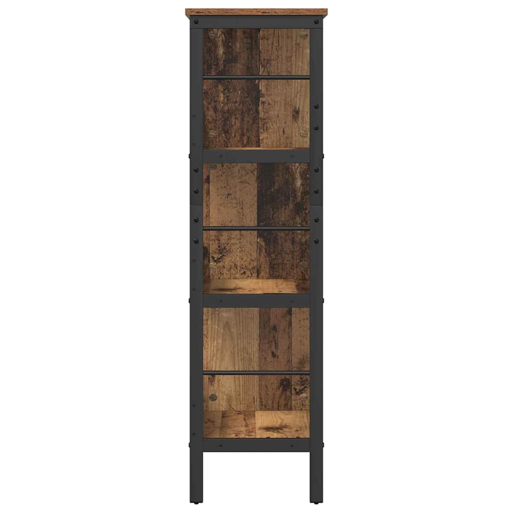 Vintage Wood Bookshelf 82 x 32 x 112 cm Engineered Wood