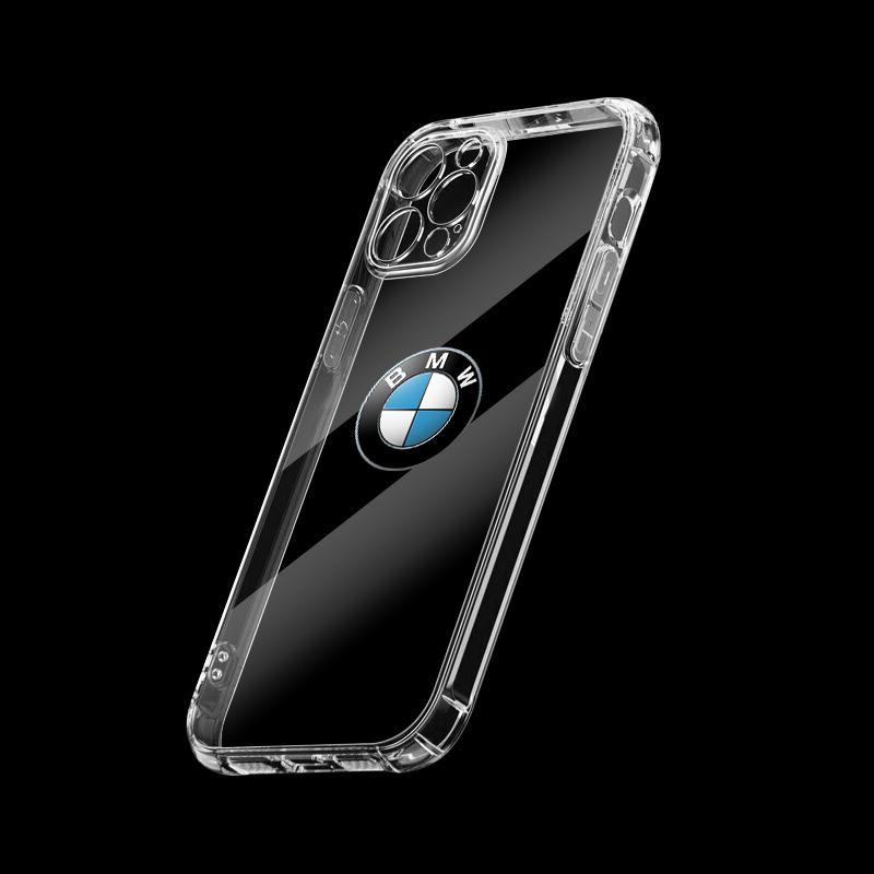 Car Logo Transparent Phone Case For IPhone 11 12 13 14 Pro Max XR X XS SE 7 8 Plus For BMW 2 Series F22 F23 F45 F46 F87 F44