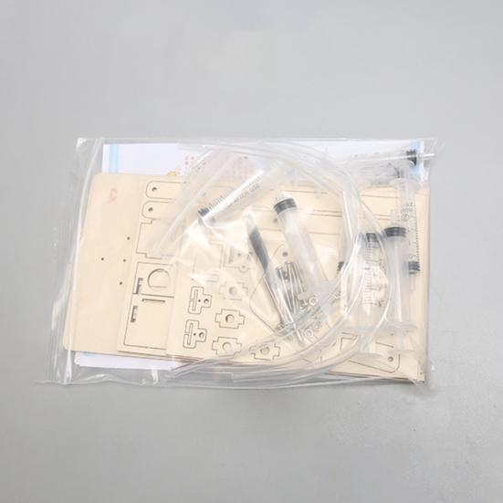 1 Set Lehrdemonstrationsspielzeug Logisches Denken Neuheit Stimulieren Sie die Vorstellungskraft Hydraulischer Roboterarm Physikalisches Spielzeug Kinderspielzeug