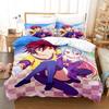 New 3D Printing Kawaii Girls bedding No Game No Life Bedding Set Cartoon Anime three-piece set Adult Kid Bedroom Duvetcover Sets