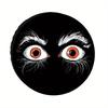 Mysterious Wide Eye Tire Cover Scary Black Circle Spare Wheel Protector Durable Protector