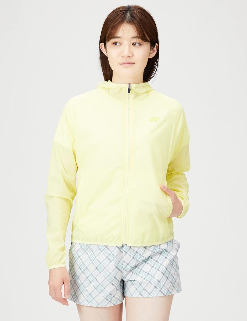 Parka Parka 57071 Veil Yellow L [Yonex] Warm-up (Fit Style) Women's (370)