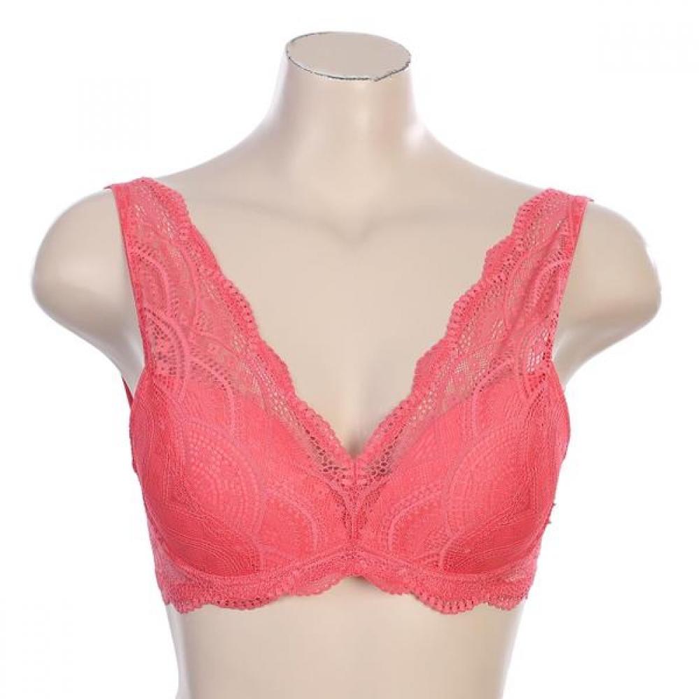 

2color Lace No Wire Bra Abr4458 Pink/75A