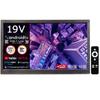 Tokyo Deco Smart TV with Android Digital Terrestrial USB Hard Drive Chromecast Prime Google 3 Power HDMI Google HDMI Portable DVD SmartTV 19-inch TV,