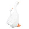 Entenskulptur Simulierte Regenfeste Harz-Enten- und Entkükenstatue für Gartendekor
