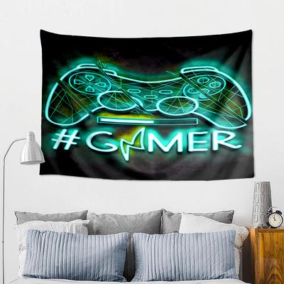 Geek Gamer Culture Tapestry, Unique Design Tapestry, Wall Decor for Bedroom,Livingroom, Playroom,Heartwarming Fan Holiday Gifts