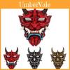 Red Resin Hannya Mask Halloween Decorative Face Mask For Party And Cosplay Events