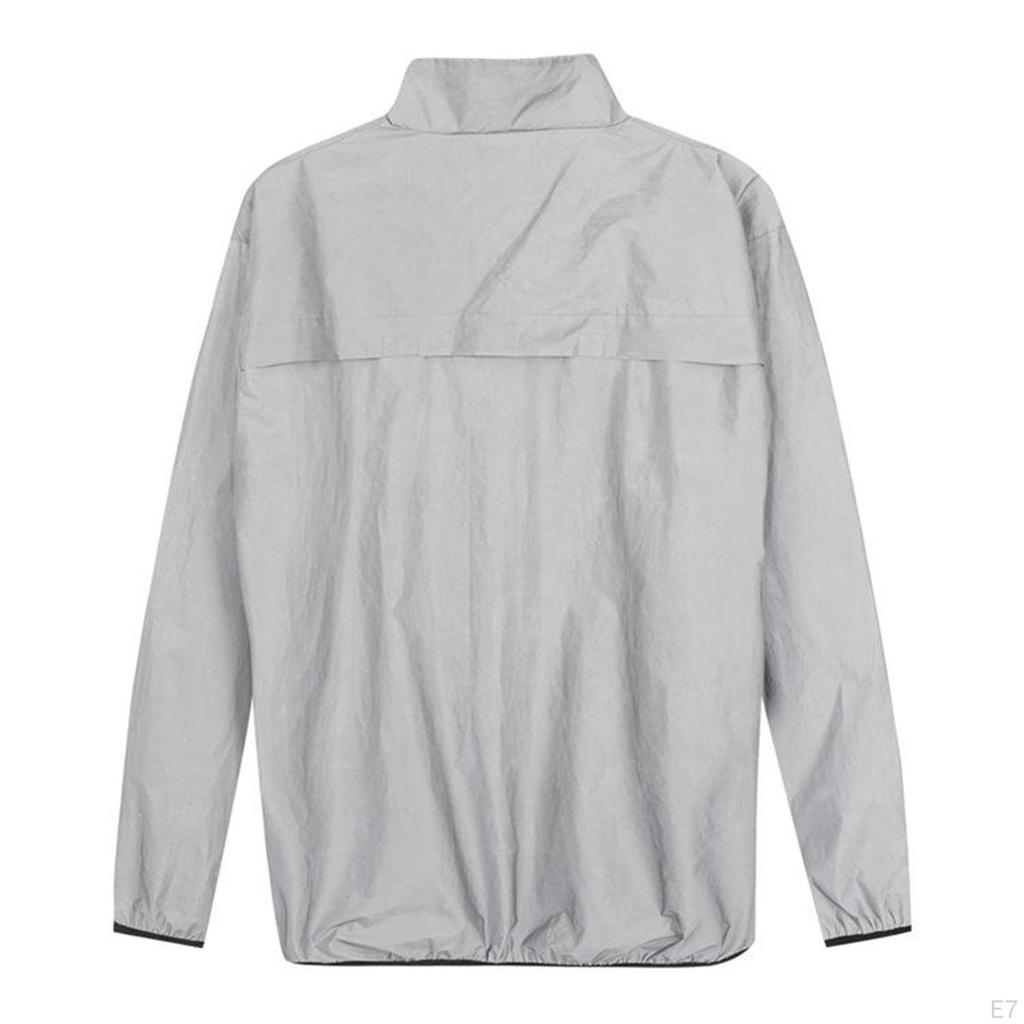Mens Windproof Cycling Rain Reflective Jacket