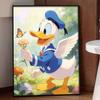 Disney Donald Duck Flower Butterfly Diamond Paint Painting Art Kit Handmade DIY5D Home Decor Gift