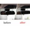 Interior Rearview Mirror For BMW 3 4 Series GT 2013- ABS Silver Frame Trim