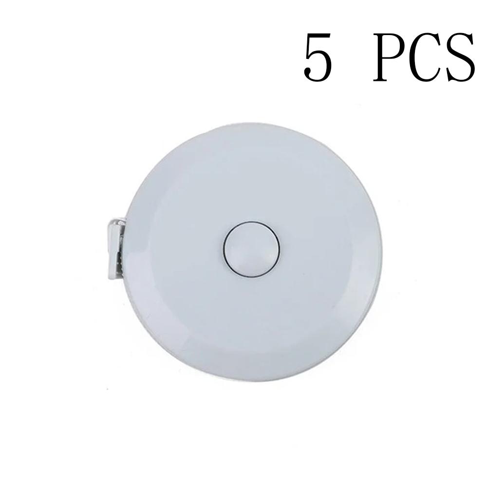 1PC/15PCS 1.5m Small Tape Measure Portable Student Soft Leather Three Measurement Clothes Automatic Recycling
