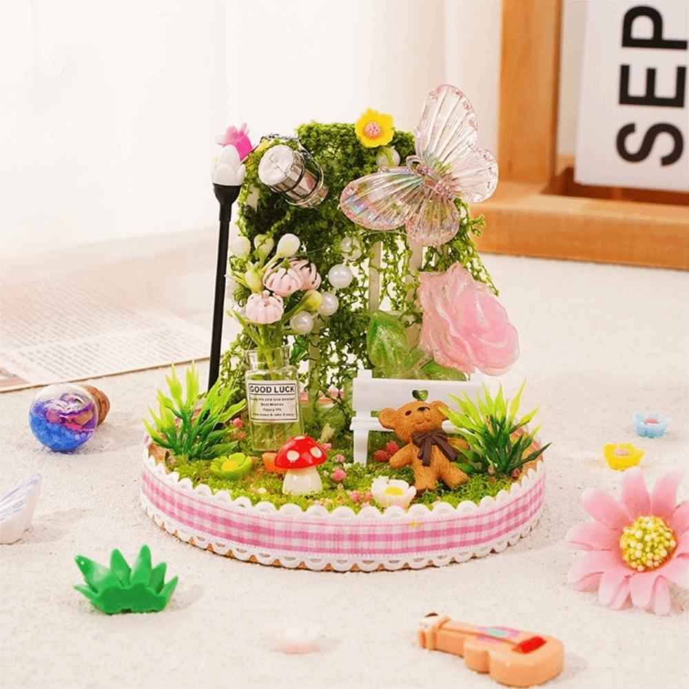 

Wooden Material DIY Miniature Kit 3D Stereoscopic Art Craft Scene Model Making Kit Collectible Ornament Handmade Craft Kit