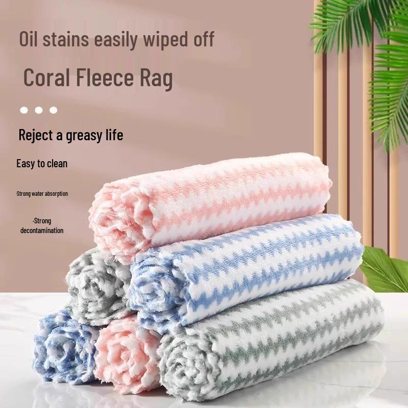 Oil-Free Dishcloth: Kitchen Cleaning Tools - Scouring Pad & Towel