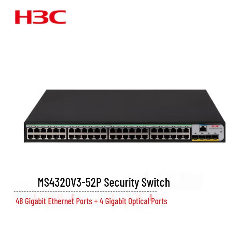 

H3C MS4320V3-52P Standard Layer 3 Core Ethernet Switch