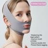 V-образная подтяжка для лица, дышащая ткань Ice Silk, регулируемый ремешок, контурная линия подбородка