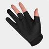 Fishing Gloves Breathable Three Fingers Elastic Summer Sunscreen Fishing Apparel Sports Anti-Slip Cycling Gloves