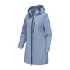 Women’s Trench Coats BRIGHT DEER Hooded Zip Up Long Sleeves Waterproof Windcheaters Autumn Winter Outdoor Sports Casual Wear