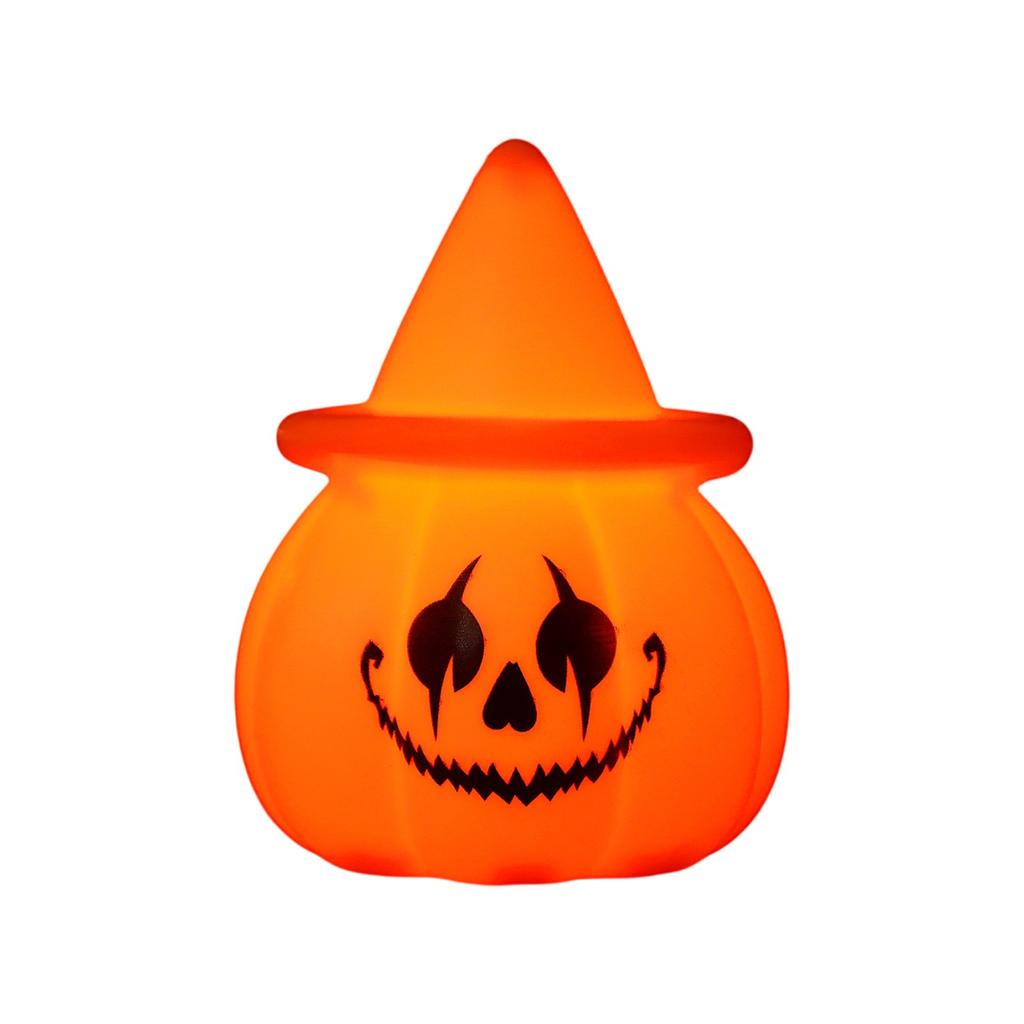Halloween Pumpkin Skeleton LED Night Light Ghost Shaped Decorative Atmosphere Lamp for Party Tabletop Home Decor