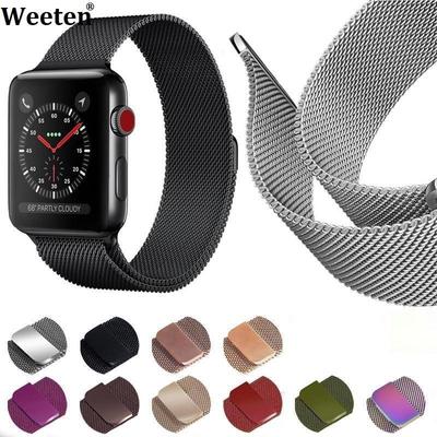 Bucla milaneză pentru Apple Watch 9 8 7 6 SE 5 4 1 2 3 42mm 38mm Curea pentru Iwatch 4 40mm 44mm Curea din oțel inoxidabil 41 45mm 49mm Ultra 2 SE 2